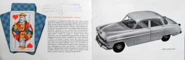 Opel Olympia Rekord Modelprogram 1954 Carbrochure (5180)